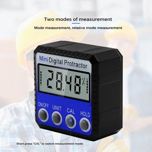 Digitaalinen Kulmamittari vahvalla magneetilla - Lcd-näyttö