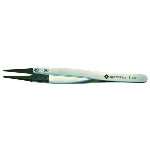 Bernstein Tools for Electronics 5-431 Precisionspincett Flat-rund 125 mm