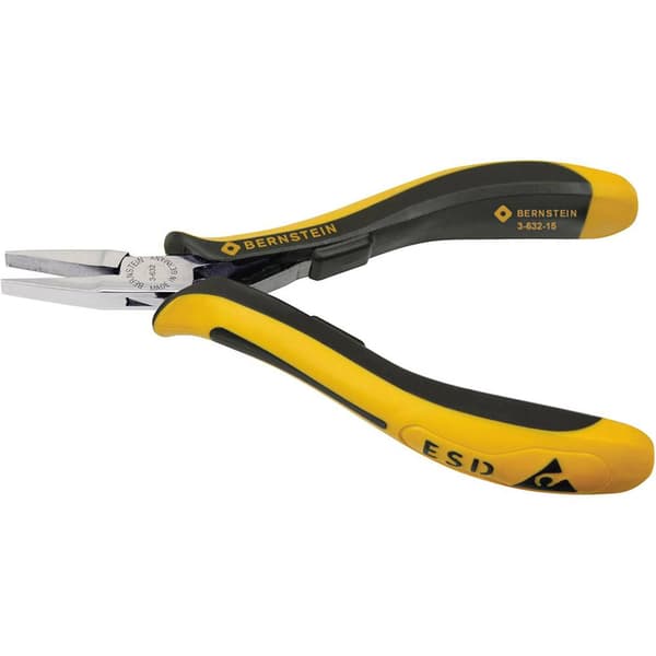 Bernstein Tools for Electronics 3-632-15 ESD Flat tång Rak Verktygsstål 120 mm