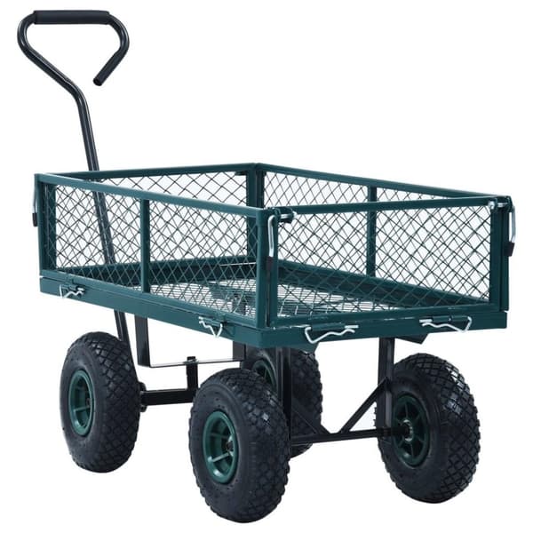 vidaXL havevogn 250 kg grøn