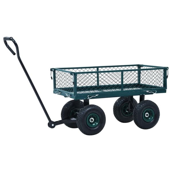 vidaXL Håndtralle hage grønn 250 kg