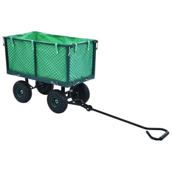 vidaXL Håndtralle hage grønn 350 kg