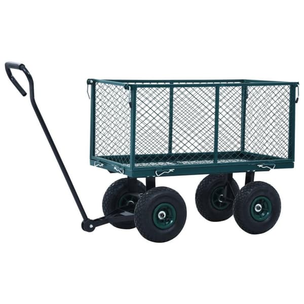 vidaXL Håndtralle hage grønn 350 kg