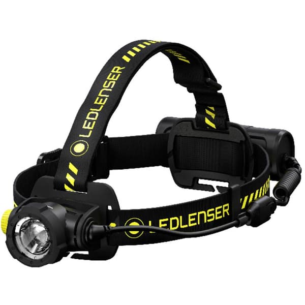 Ledlenser H7R Work LED Pannlampa Uppladdningsbara batteri 1000 lm 4 h 502195 Svart, Gul