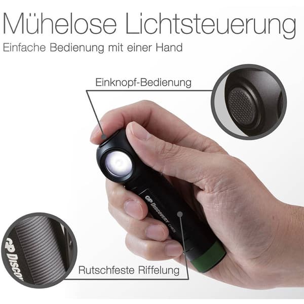 GP Discovery GPDISHLCH35BL131 Pannlampa 60 h 153 g
