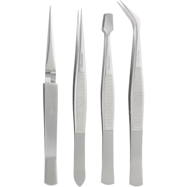 Basetech BT-2108046 Pincett-set 4 delar