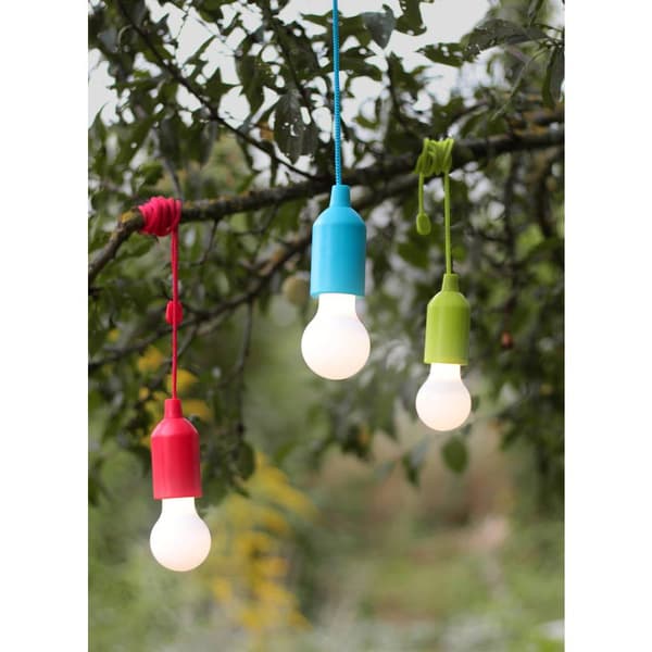 HyCell 1600-0176 Pull-Light PL Campinglampa LED 25 lm batteri 50 g Röd