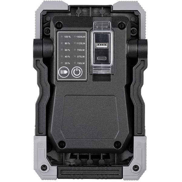 Brennenstuhl 1173100100 RUFUS 1500 MA mobil LED Arbetslampa Uppladdningsbara batteri 15 W 1500 lm