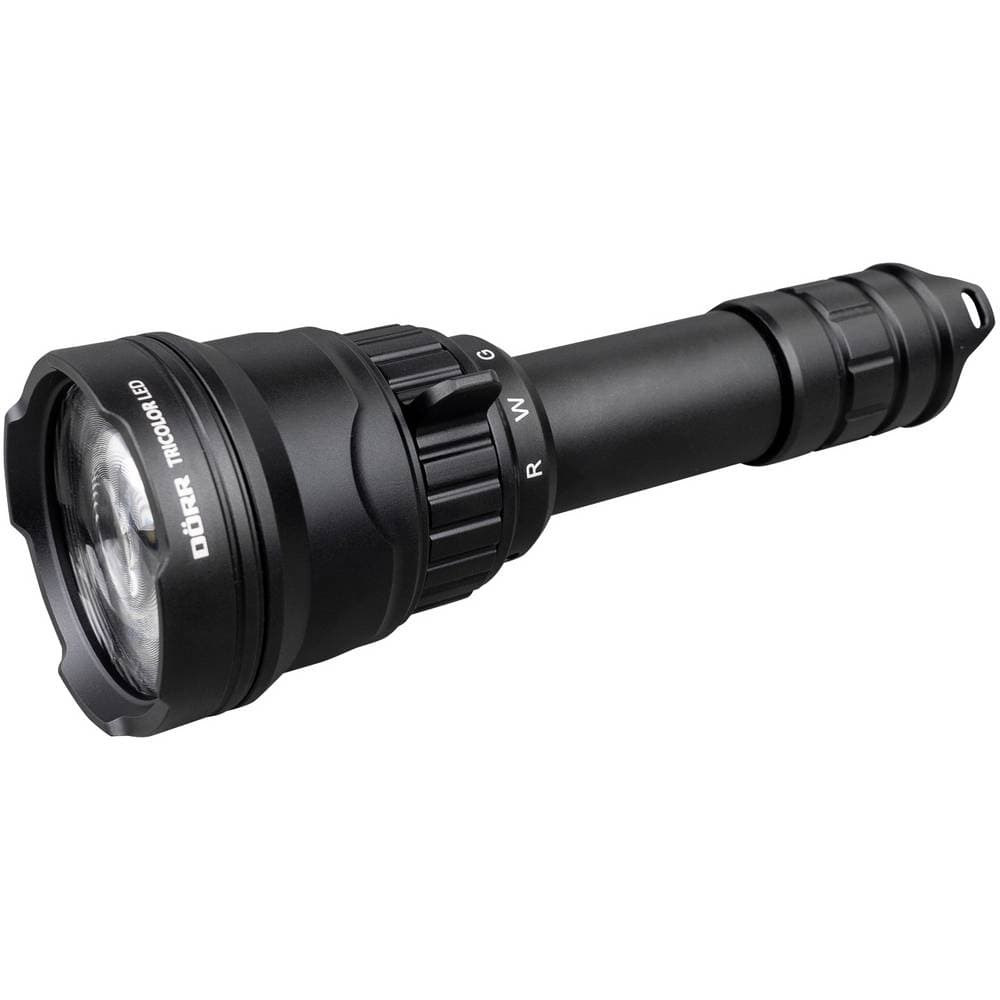 DÖRR Tri-Color LED Ficklampa Uppladdningsbara batteri 800 lm 280 g