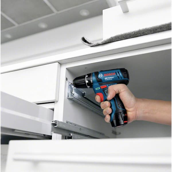 Bosch Professional GSB 12V-15 -Slagborrmaskin batteri inkl. 2x batterier