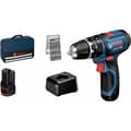 Miniatyrbild 1 av 4: Bosch Professional GSB 12V-15 -Slagborrmaskin batteri inkl. 2x batterier
