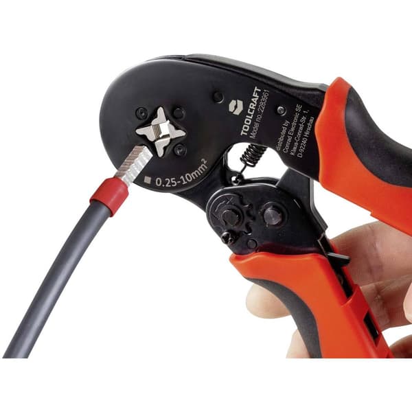 TOOLCRAFT TO-6851883 Crimptång Ändhylsor 0.25 till 10 mm²