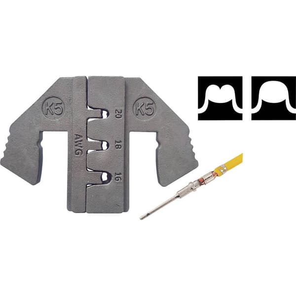 TOOLCRAFT PLE-0K5 TO-6897543 Crimpinsats Tyska DTM/DT/DTP 1.5 mm² (max) TYSKA Passar märke TOOLCRAFT PZ-500