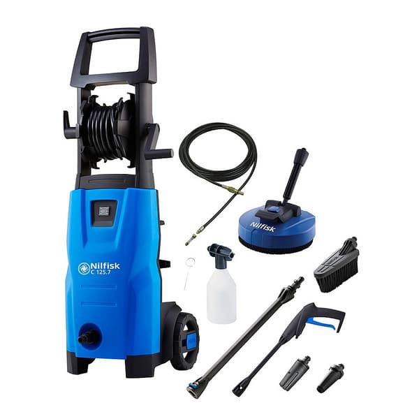 Nilfisk - C 125.7-6 PAD X-TRA EU High Pressure Washer Blå, Svart