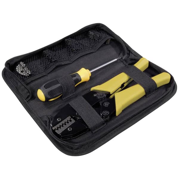 Maxtrack SW 17 L SW 17 L Crimp-set Ändhylsor, Kontaktdon, Kabelanslutning 0.5 till 16 mm² Inkl. växlingsbar crimpinsats