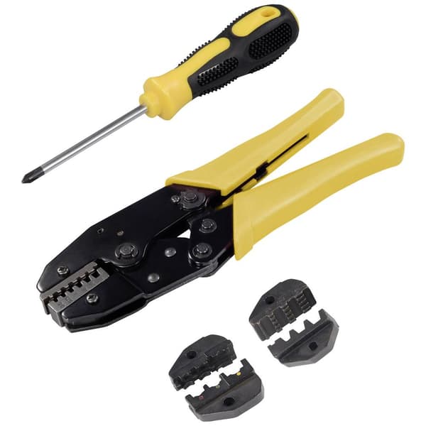 Maxtrack SW 17 L SW 17 L Crimp-set Ändhylsor, Kontaktdon, Kabelanslutning 0.5 till 16 mm² Inkl. växlingsbar crimpinsats