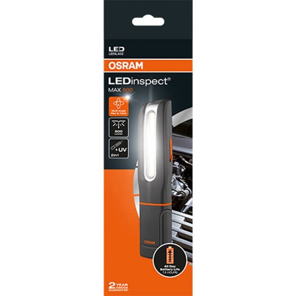 OSRAM LEDIL402 LEDInspect MAX500 LED Arbetslampa Uppladdningsbara batteri, via USB 500 lm