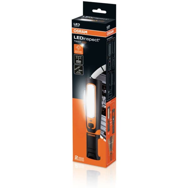 OSRAM LEDIL412 LEDInspect TWIST250 LED Arbetslampa Uppladdningsbara batteri, via USB 250 lm