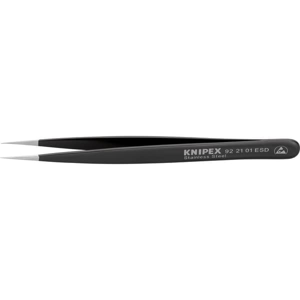 Knipex 92 21 01 ESD ESD Pincett 1 st Spets, fin, extra tunn 128 mm