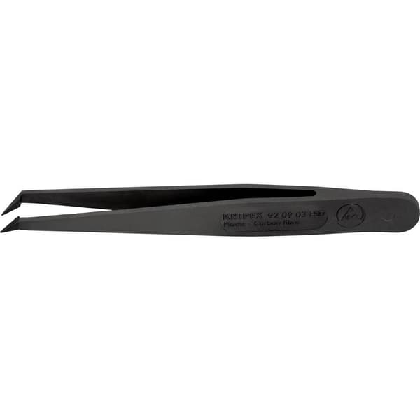 Knipex 92 09 03 ESD ESD Pincett 1 st Spets, böjd 45°, fin 110 mm
