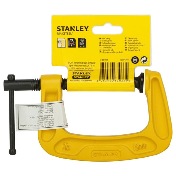 C-tving MaxSteel, 75 mm STANLEY 0-83-033