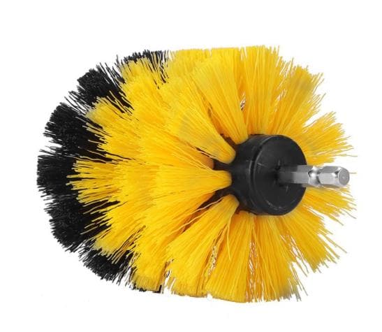 3 x Screwdriver brush set for cleaning bathrooms