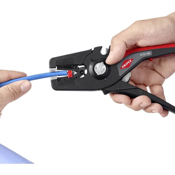 Knipex PreciStrip 16 12 52 195 SB Avisoleringstång 0.08 till 16 mm² 6 till 28