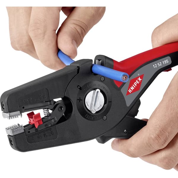 Knipex PreciStrip 16 12 52 195 SB Avisoleringstång 0.08 till 16 mm² 6 till 28
