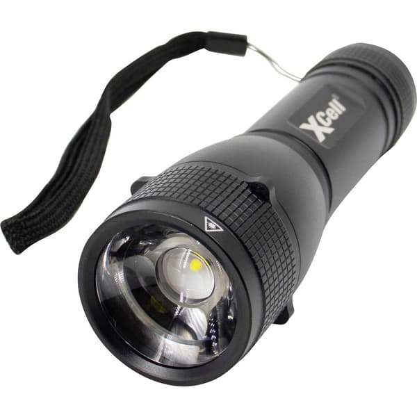 XCell 146362 LED Ficklampa med handrem, med hölster, med stroboskopläge batteri 500 lm 7 h 179 g