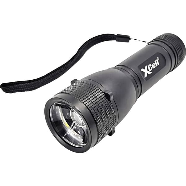 XCell 146362 LED Ficklampa med handrem, med hölster, med stroboskopläge batteri 500 lm 7 h 179 g
