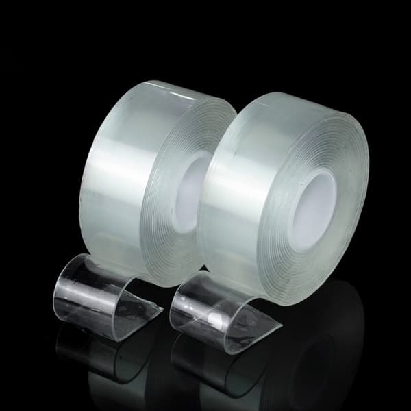 Transparent Dobbelthæftende Tape 3 x 500 cm 2-pak