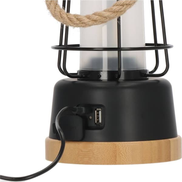 Brennenstuhl 1171800 1171800 Campinglampa LED 350 lm Uppladdningsbara batteri 570 g Svart, Bambus