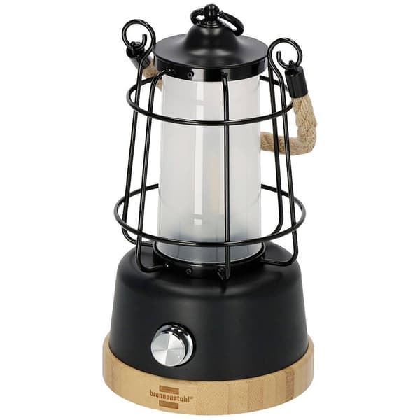 Brennenstuhl 1171800 1171800 Campinglampa LED 350 lm Uppladdningsbara batteri 570 g Svart, Bambus Svart, Trä