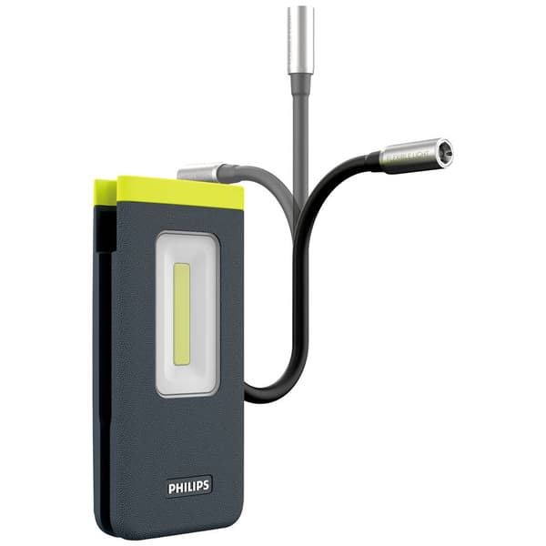 Philips Automotive X60POCKX1 Xperion 6000 Pocket LED Arbetslampa Uppladdningsbara batteri 3 W 300 lm Grå, Gul