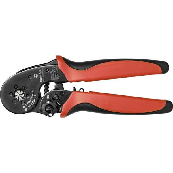 TOOLCRAFT TO-7165962 Crimptång Ändhylsor 0.08 till 16.0 mm² med snabbjustering