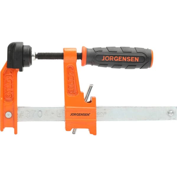 Lätt stålklämma för tung last JORGENSEN 2391322 Spännvidd (max.):100 mm Mått - Längd: 195 mm Gapdjup:100 mm