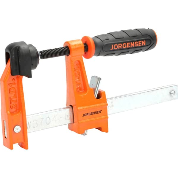 Lätt stålklämma för tung last JORGENSEN 2391322 Spännvidd (max.):100 mm Mått - Längd: 195 mm Gapdjup:100 mm