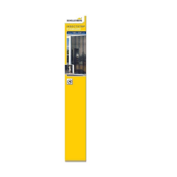 Insektbeskyttelse Schellenberg 100 x 220 cm - Effektiv beskyttelse mod insekter til døre og vinduer. Nem at installere og bruge.