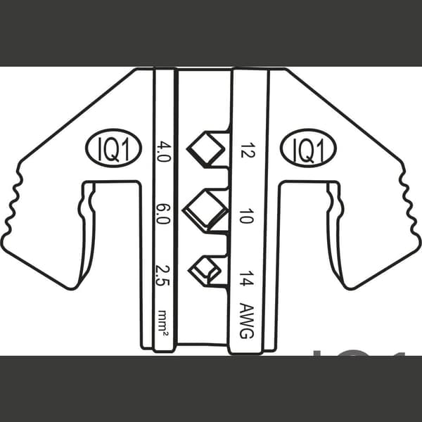 TOOLCRAFT TO-7760502 Crimpstämpel Kontaktdon solcell MC3 2.5 till 6 mm² Passar märke TOOLCRAFT PZ-500