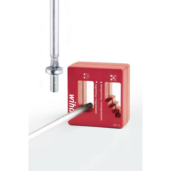 Wiha 02568 Magnetiserare, avmagnetiserare (L x B) 52 mm x 50 mm