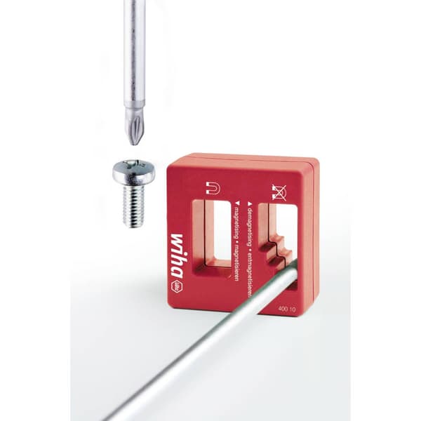 Wiha 02568 Magnetiserare, avmagnetiserare (L x B) 52 mm x 50 mm