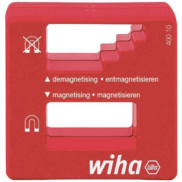 Wiha 02568 Magnetiserare, avmagnetiserare (L x B) 52 mm x 50 mm