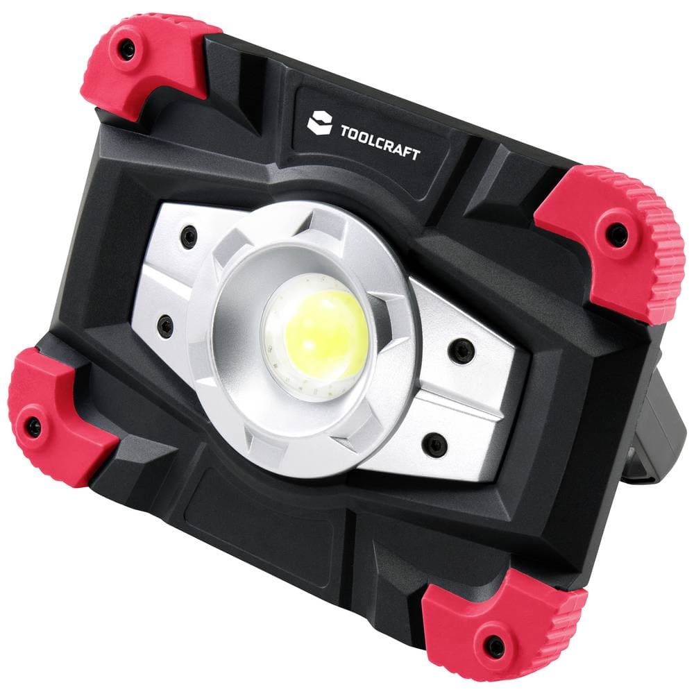 Arbetslampa TOOLCRAFT TO-7566318 N/A Max. effekt: 10 W N/A 10 kWh/1000h