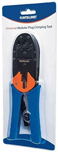 Intellinet Universal Modular Plug -puristustyökalu, RJ45-, RJ12- ja RJ11-moduuliliittimille