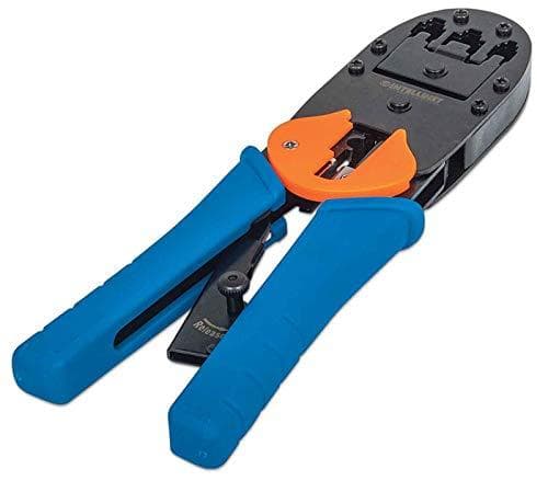 Intellinet Universal Modular Plug Crimping Tool, Til RJ45, RJ12 og RJ11 modulære stik