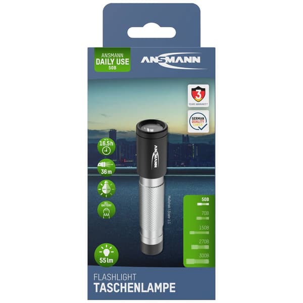 Ansmann Daily Use 50B LED Ficklampa batteri 56 lm 16.5 h 41 g
