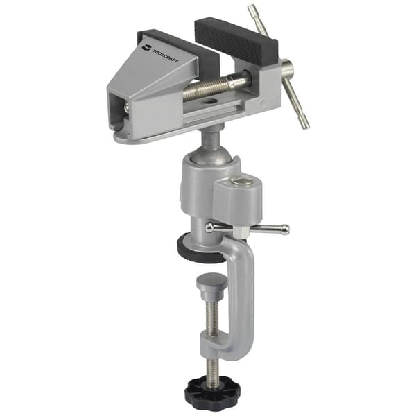 TOOLCRAFT Skruvstycke TO-7565019 Käkbredd: 78 mm Spännvidd (max.): 50 mm