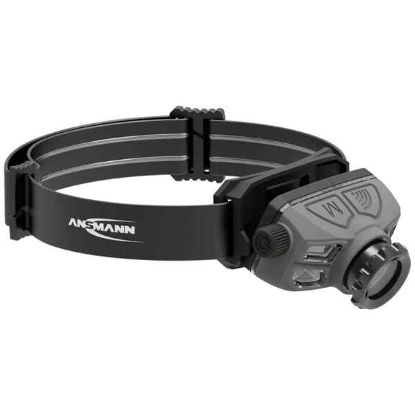 Ansmann HD450FRS LED Pannlampa Uppladdningsbara batteri 450 lm 1600-0528 Svart, Grå