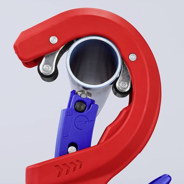 Knipex Rörskärare DP50 rörskärare för plast-avloppsrör med plastöverdrag 202 mm 90 23 01 BK