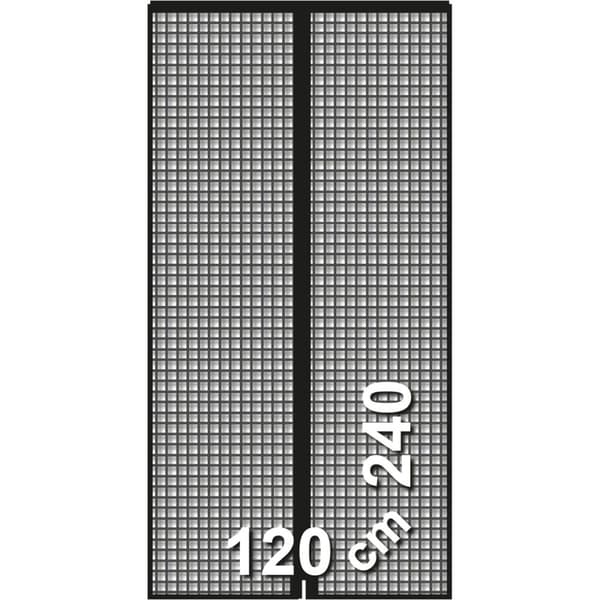 Magnetisk insektnet til døre, antracitgrå, 120 x 240 cm - Schellenberg Døre i Glasfiber